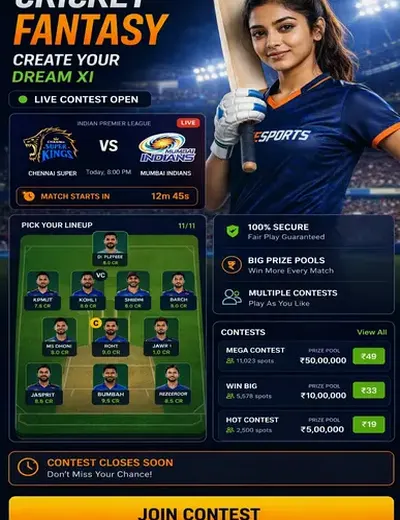 Hero11 (hero11 app) fantasy cricket & matchday visual 3